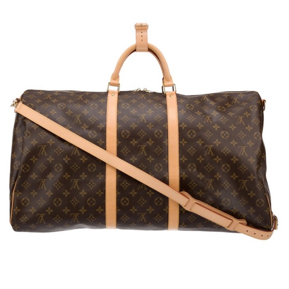 Louis Vuitton Handbags - 💯AUTH Louis Vuitton Monogram Keepball Bandouliere 60